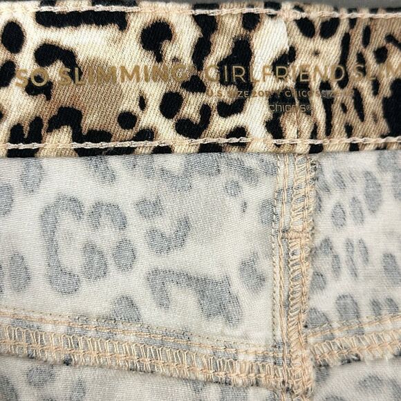 Chico's Jeans Size 4 (20) Cheetah Ankle Slim Leg NWOT - Picture 11 of 15